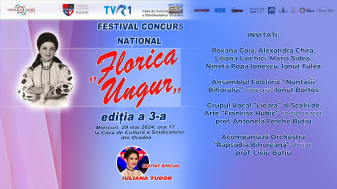 O nouă ediție a Festivalului-Concurs Național „Florica Ungur” - Moştenire culturală vie