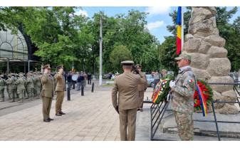 Ceremonial militar-religios în Cimitirul Municipal - Ziua Eroilor la Oradea