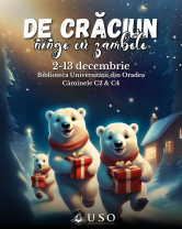 Proiect caritabil al studenților orădeni - „De Crăciun ninge cu zâmbete”