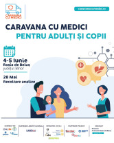 Caravana cu medici - Consultații gratuite pentru adulții și copiii de la Roșia de Beiuș
