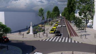 Proiect în dezbatere publică - Strada Dunărea, modernizată şi pietonalizată