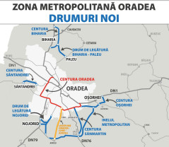 O nouă legătură între Inelul Rutier Metropolitan şi Centura Oradea - Reţeaua rutieră sporeşte