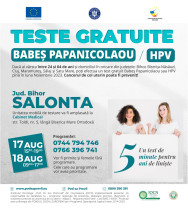 Campanie de testare gratuită Babeș-Papanicolau și HPV în Bihor