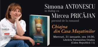 Librăria Humanitas Oradea - Simona Antonescu în dialog cu Mircea Pricăjan