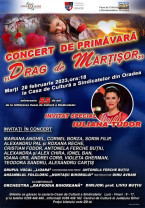 Concert extraordinar la Casa de Cultură - ,,Drag de Mărțișor”