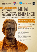 La Muzeul Memorial „Iosif Vulcan” - Expoziție de cărți și documente rare despre Eminescu