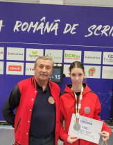Andrea Muntean, dublă medaliată la CN de Spadă - Vicecampioană la cadete şi junioare