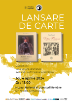 Muzeul Naţional al Literaturii Române - Lansarea a două volume semnate Paşcu Balaci