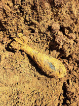 Atenţie la muniţia descoperită accidental - Bombă de artilerie descoperită în Cihei