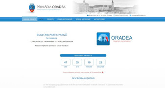 Bugetare participativă, prin platforma online activ.oradea.ro - Orădeni, propuneţi proiecte!
