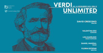 Concert vocal simfonic, joi, 24 noiembrie - „Verdi Unlimited”