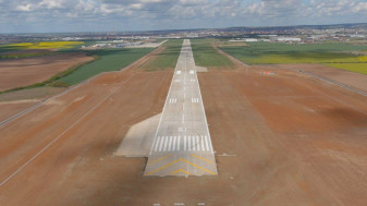 Extinderea pistei la Aeroportul Oradea a fost finalizată - 15 zboruri de calibraj