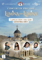 Mănăstirea Izbuc, duminică 7 aprilie - Program duhovnicesc şi Concert de pricesne