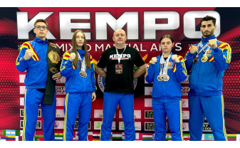Patru sportivi de la Crișul, pe podium la CM de kempo - Două titluri mondiale și șase medalii de argint