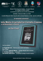 Lansare de carte - „Iuliu Maniu, în jurnalul lui Corneliu Coposu”