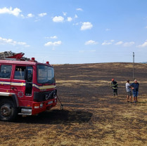 Zeci de misiuni desfășurate de pompierii bihoreni - Incendii în zece localităţi