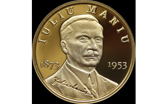„150 de ani de la nașterea lui Iuliu Maniu” - Monedă din aur emisă de BNR