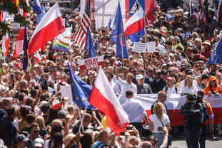 Polonia - Protest de amploare la Varşovia