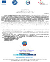 Comunicat de presă - Primăria mun. Oradea