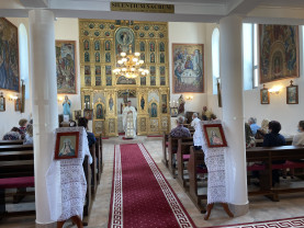 ​Biserica greco-catolică din Băile „1 Mai” - Nunțiul Apostolic, la resfințire