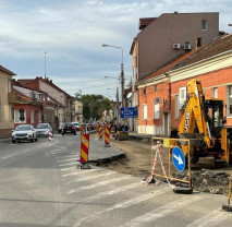 Se închide temporar strada Evreilor Deportați pentru lucrări de asfaltare