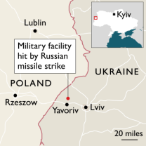 Conflictul din Ucraina a ajuns la ușa NATO - Poligon de lângă Polonia, lovit de rachete