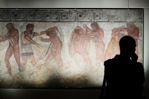 Italia a cumpărat un faimos mormânt etrusc și l-a expus într-un muzeu din Roma - Mormântul războinicilor etrusci