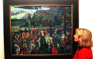 Un tablou de Kandinski furat de naziști, vândut la licitație în Londra  - O avere pentru o viață colorată