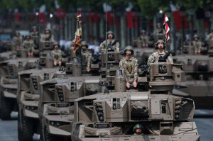 Franța. Parada militară de 14 iulie a prezentat o armată „gata de luptă”