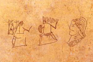 Insulte între gladiatori și povești de dragoste din Pompeii - Graffiti antic descifrat