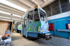 Realizat de elevii Colegiului Național „Emanuil Gojdu” - Tramvaiul Art Nouveau a ieșit pe traseu