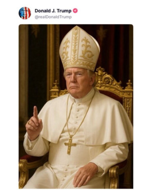 „Nu este nimic inteligent sau amuzant în această imagine, domnule preşedinte” - Trump i-a înfuriat pe catolici