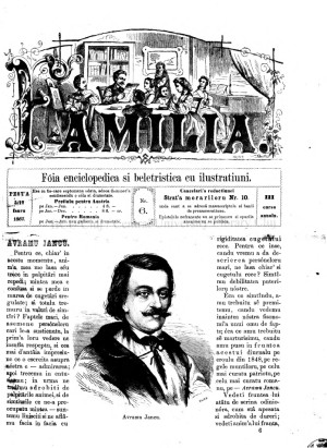 Primul articol biografic despre Avram Iancu, publicat de Iosif Vulcan în revista Familia (1867)